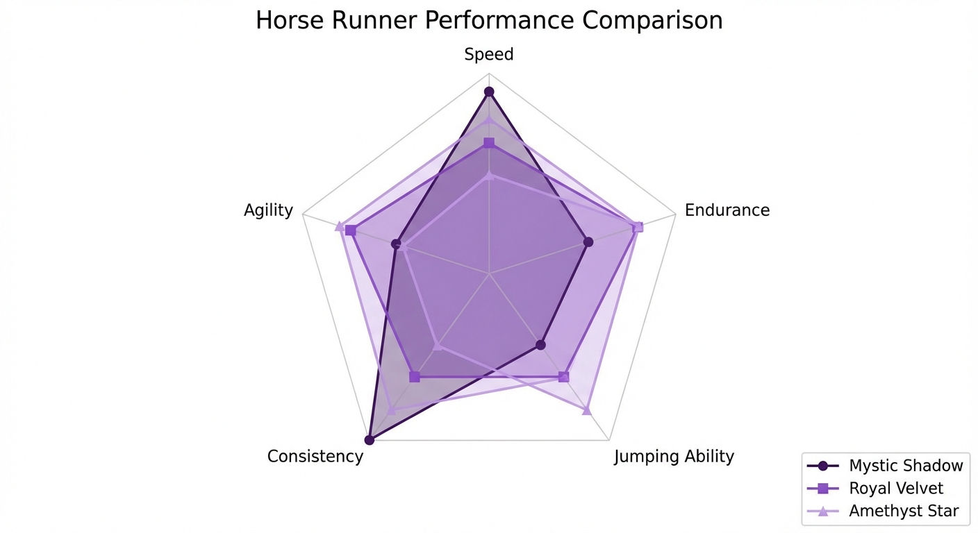 Graphe radar comparatif Equidegraph